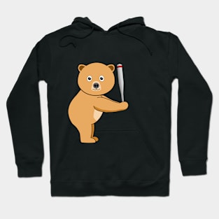 Bear and Baseball Hoodie